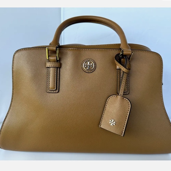 Tory Burch Robinson Curved Satchel - Picture 2 of 14
